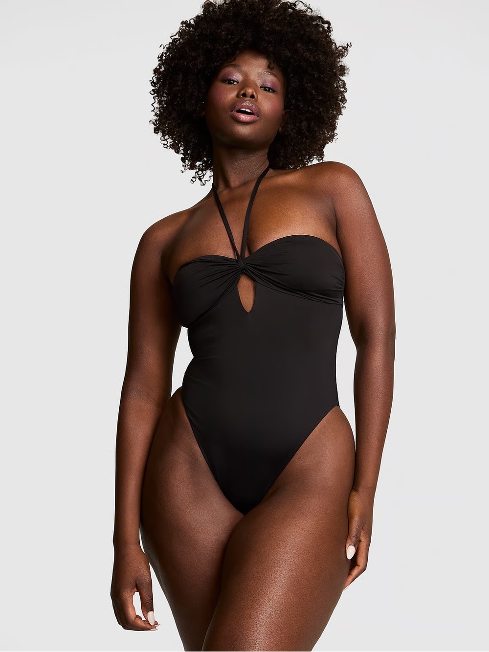 Victoria Secret PINK SWIM
STRAPLESS CUT-OUT ONE-PIECE SWIMSUIT